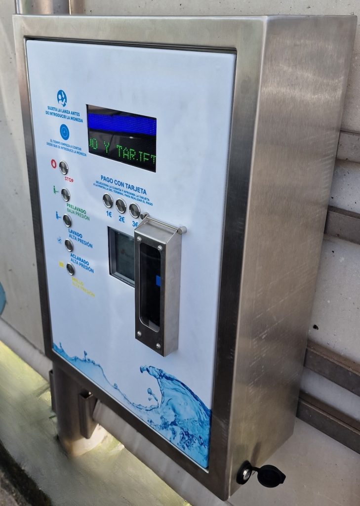 Panel sterujący myjni